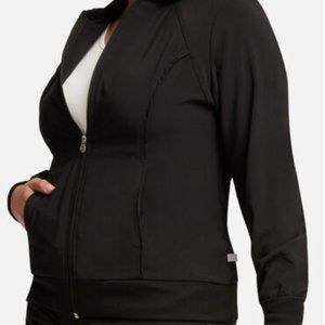 Cherokee Infinity Scrubs: Jacket only left- size S- BLACK
